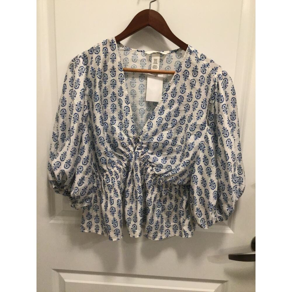 H & M white and floral pattern - Picture 10 of 13